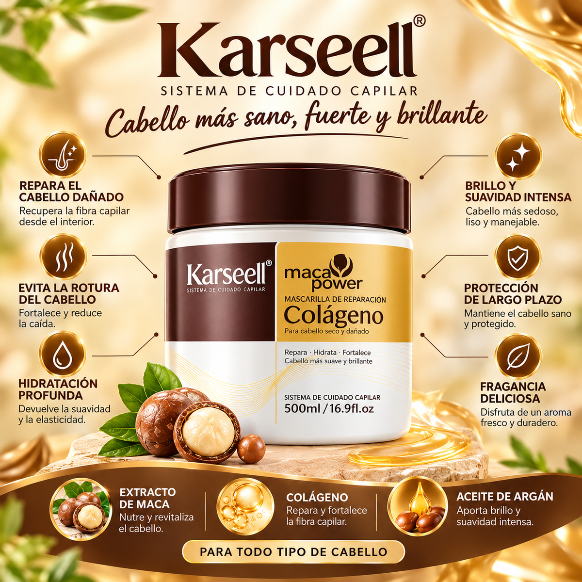 Mascarilla Capilar Reparación 500ml